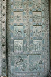 Portas da catedral, 1186 (bronze)